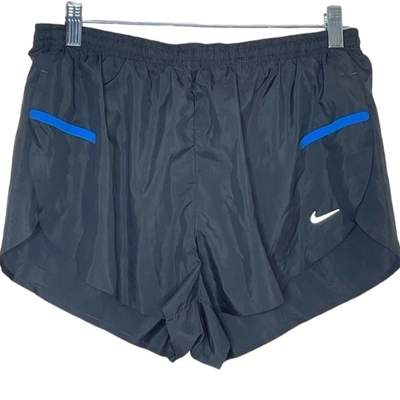 Nike dri-fit active shorts, gray and blue, large - Picture 1 of 7